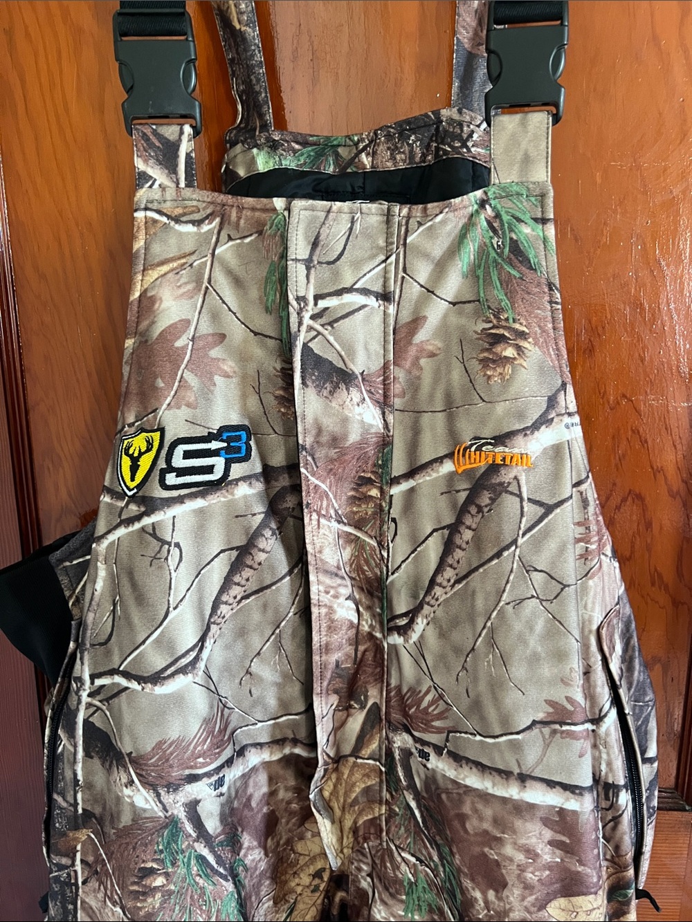 Men’s Team WhiteTail Camo Hunting Bib Overalls - Brown/Green
